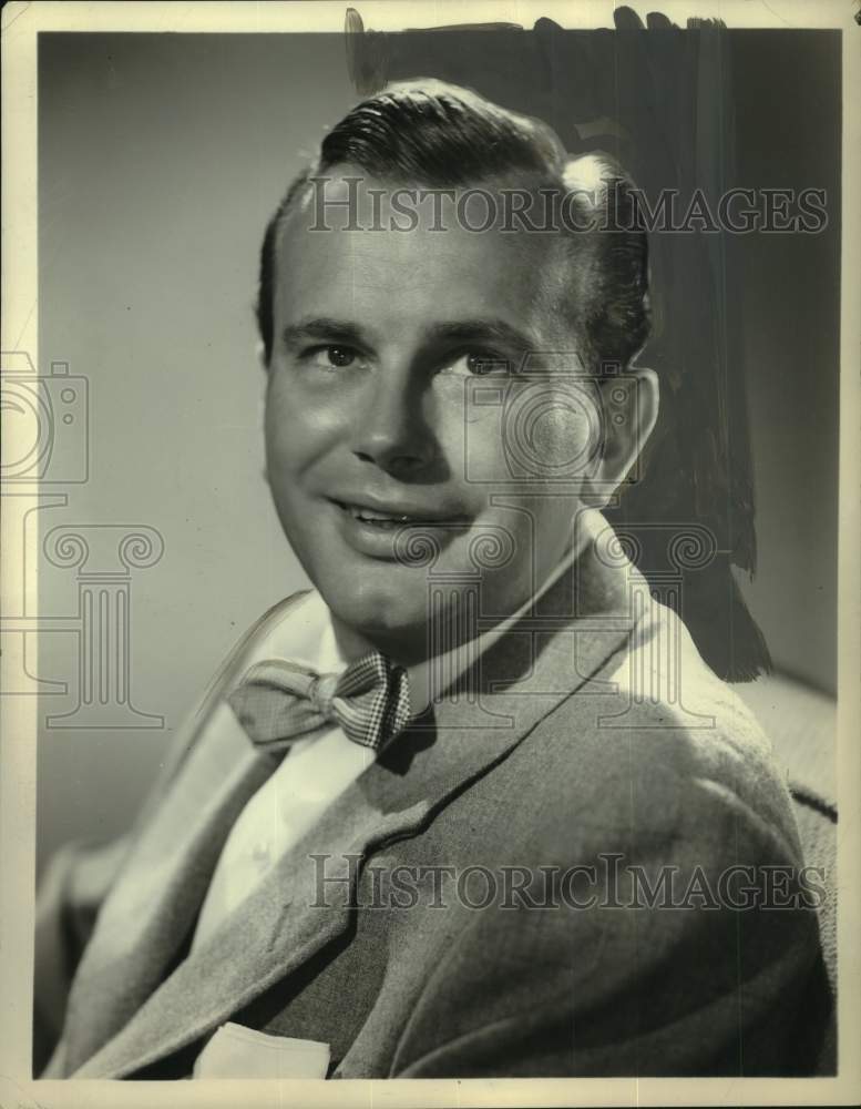 1958 Press Photo Television host Jack Paar - Historic Images