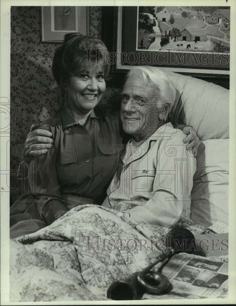 1982 Charlotte Rae &amp; Murray Matheson in &quot;The Facts of Life&quot; on NBC - Historic Images