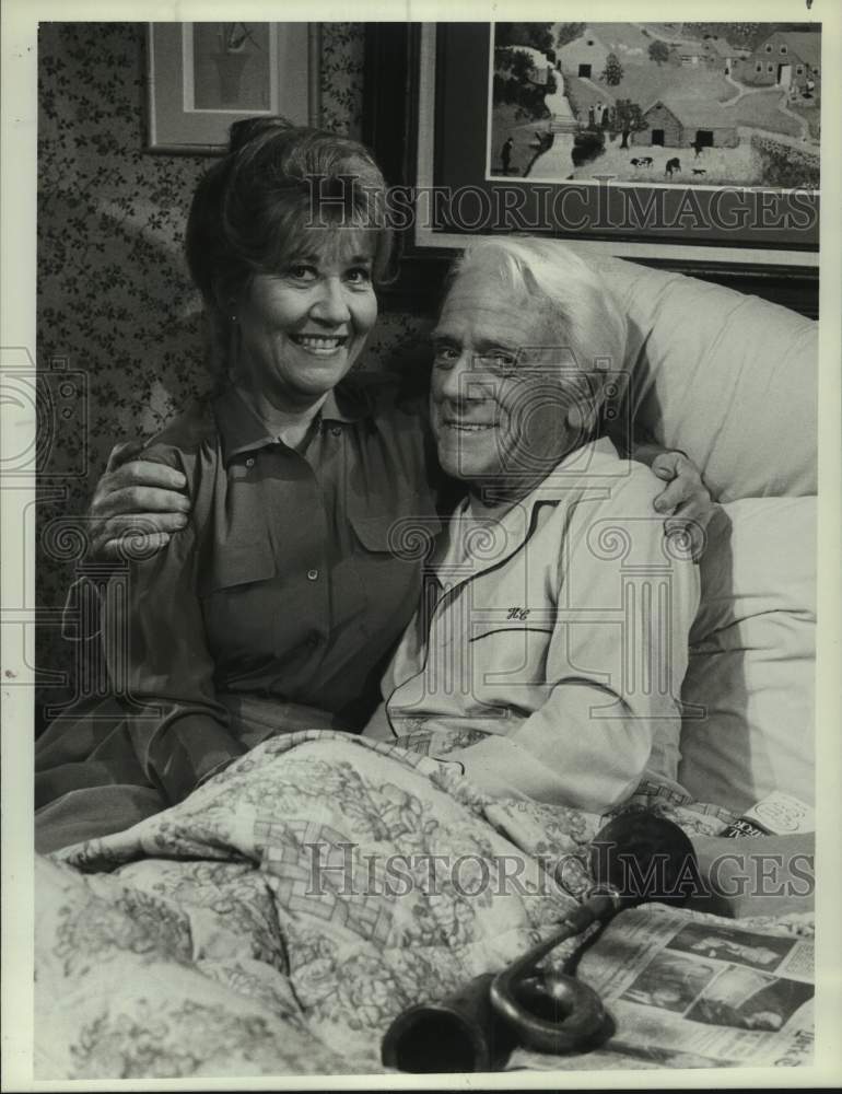 1982 Charlotte Rae & Murray Matheson in "The Facts of Life" on NBC - Historic Images