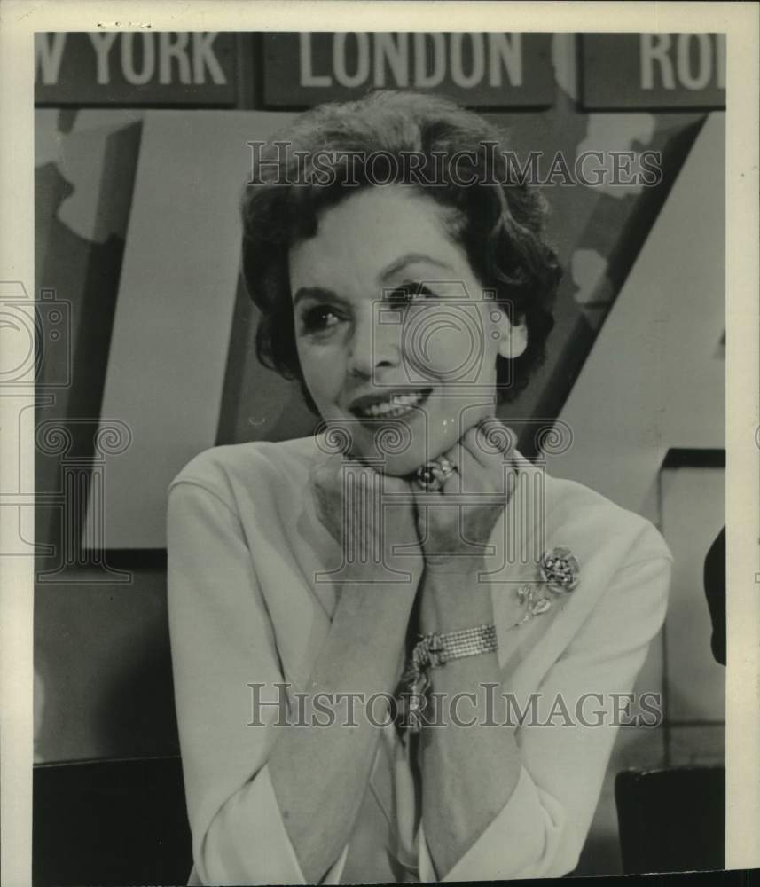 Press Photo Actress Maureen O&#39;Sullivan appears on the &quot;Today&quot; show on NBC-TV - Historic Images