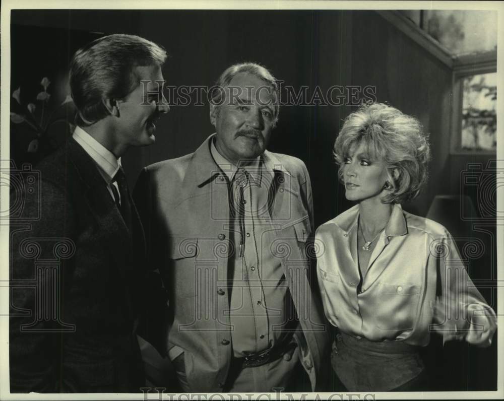 1984 Press Photo Scene from the CBS Television series "Knots Landing" - Historic Images