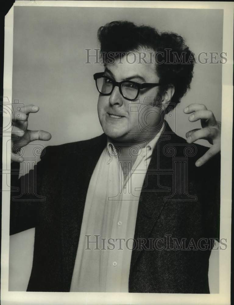 1979 Press Photo Josh Mostel at Jim "Blotto" Blutarsky in "Delta House" on ABC - Historic Images