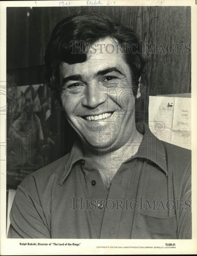 1980 Press Photo Ralph Bakashi, Director of &quot;The Lord of the Rings&quot; - Historic Images