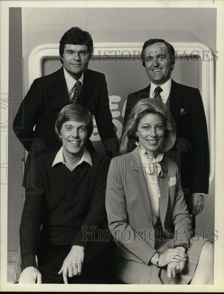 1981 Press Photo Hosts of the NBC television series &quot;Real People&quot; - Historic Images