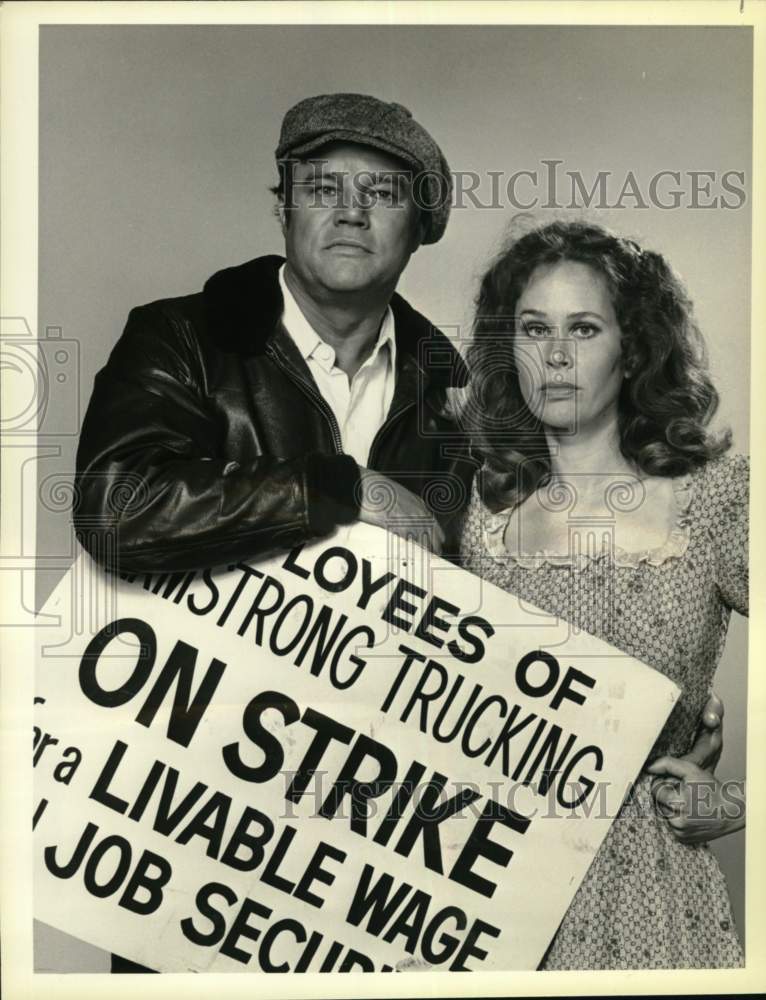 1979 Press Photo Joe Don Baker &amp; Karen Black costar in &quot;Power&quot; on NBC-TV - Historic Images