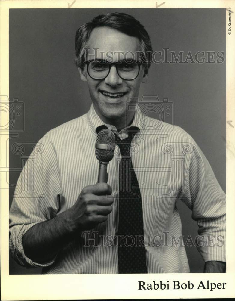 1992 Stand-up comedian Rabbi Bob Alper - Historic Images