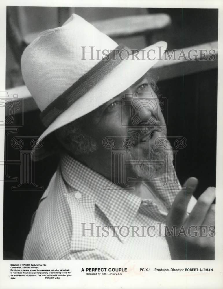 1979 Press Photo Robert Altman, Producer-Director for &quot;A Perfect Couple&quot; - Historic Images