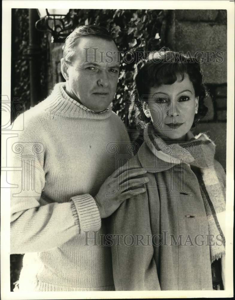 Press Photo Francesca Annis &amp; James Bolam star on &quot;Mystery!&quot; on PBS-TV - Historic Images