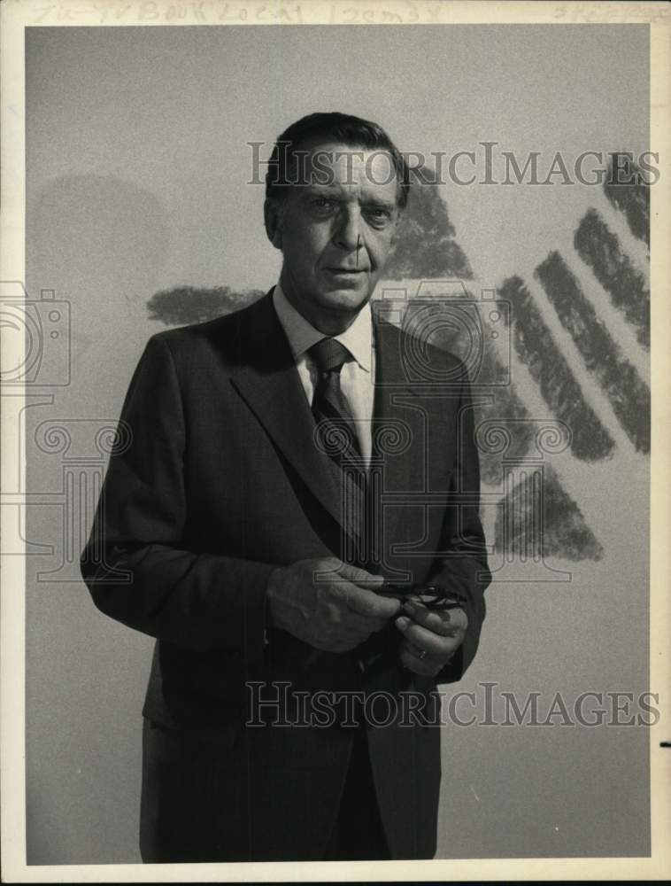 Press Photo Chet Huntley hosts &quot;The American Experience&quot; episode on NBC-TV - Historic Images