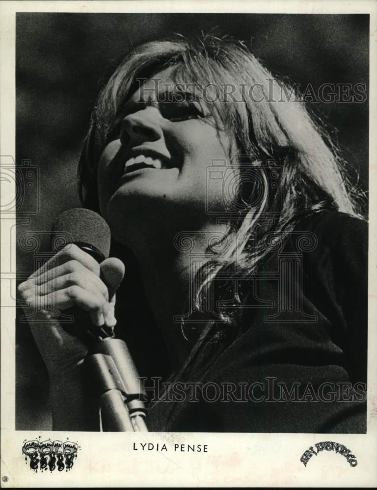 Press Photo Lydia Pense, lead singer of Lydia Pense & Cold Blood - Historic Images