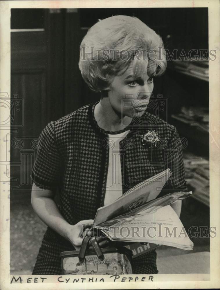 1968 Press Photo Actress Cynthia Pepper - Historic Images