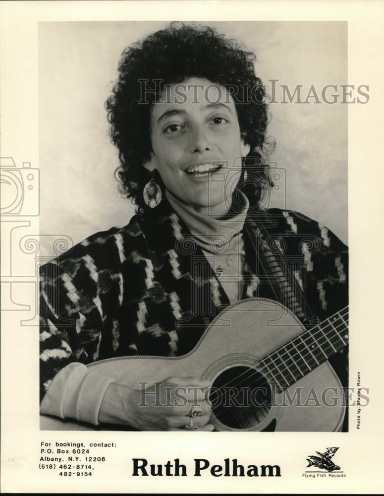 1991 Press Photo Flying Fish Records recording artist Ruth Pelham - Historic Images