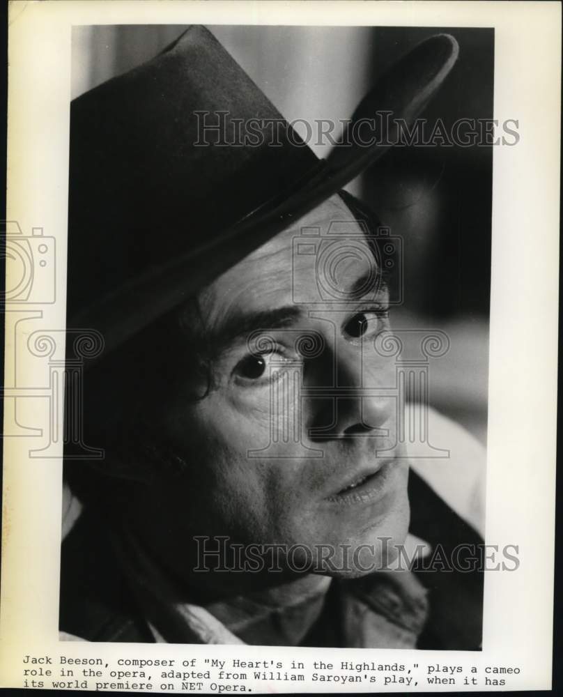 Jack Beeson, composer of the opera "My Heart's in the Highlands" - Historic Images