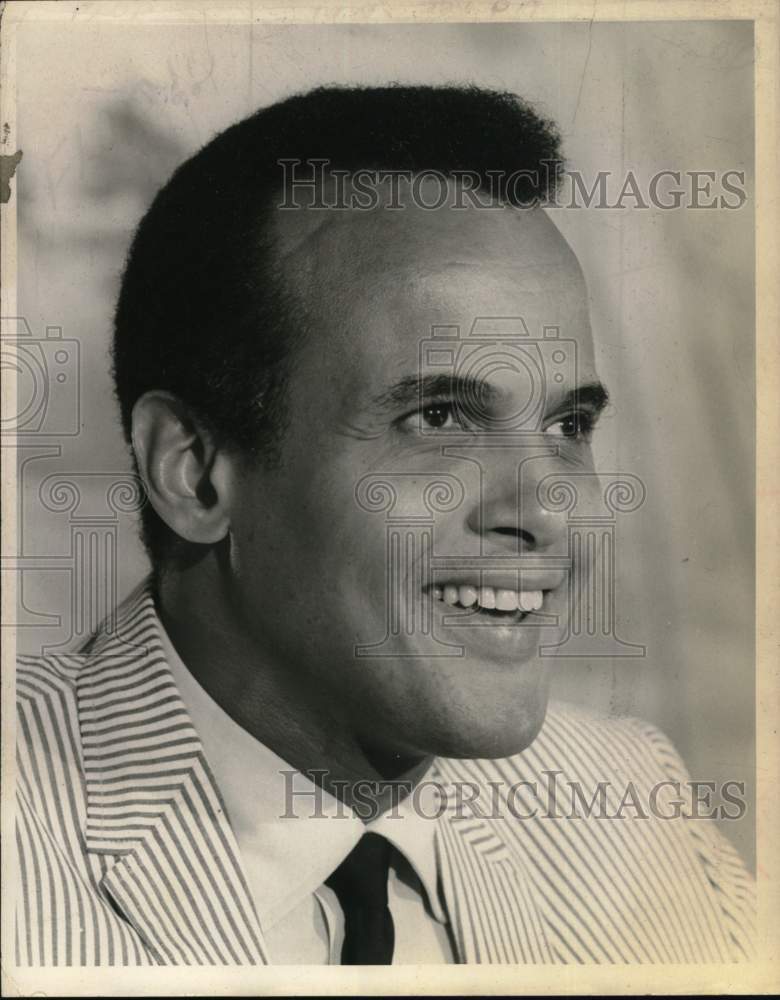 Press Photo Musical artist Harry Belafonte - Historic Images