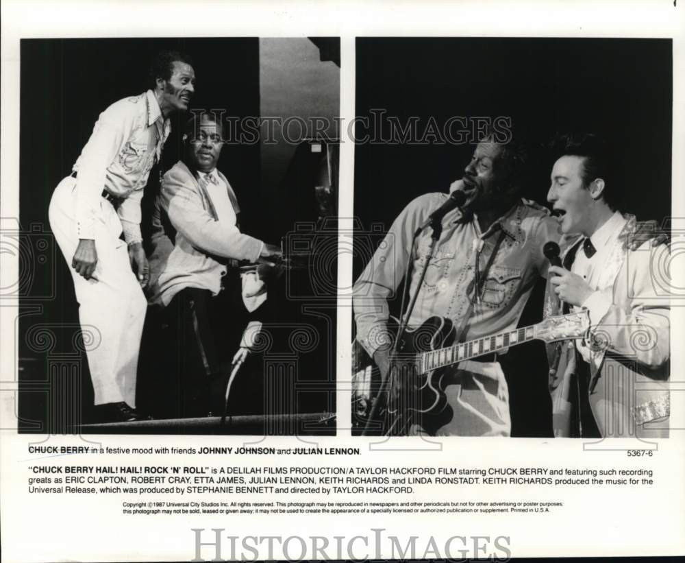 1987 Scenes from "Chuck Berry Hail! Hail! Rock 'n' Roll" - Historic Images
