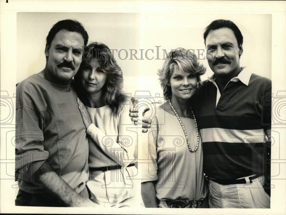 1985 Press Photo Stars of "Intimate Strangers" on CBS Television - Historic Images
