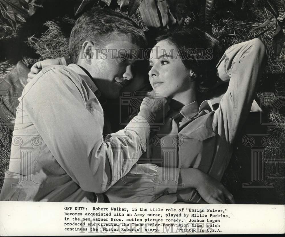 1964 Millie Perkins & Robert Walker costar in "Ensign Pulver"-Historic Images