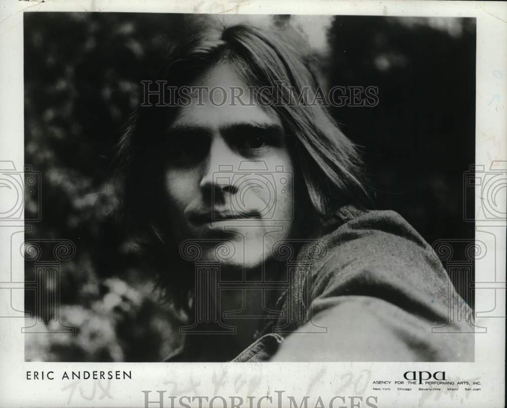 1973 Press Photo Musical artists Eric Andersen - Historic Images