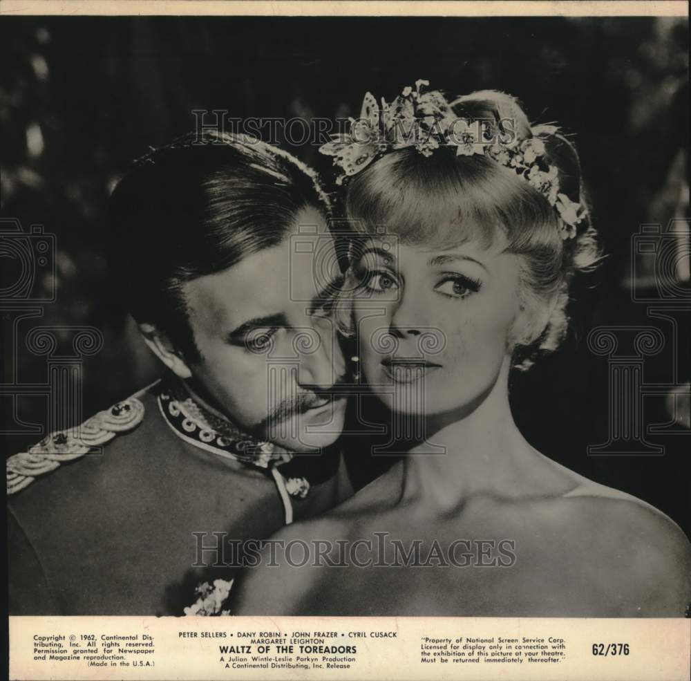 1962 Peter Sellers &amp; Dany Robin in &quot;Waltz of the Toreadors&quot;-Historic Images