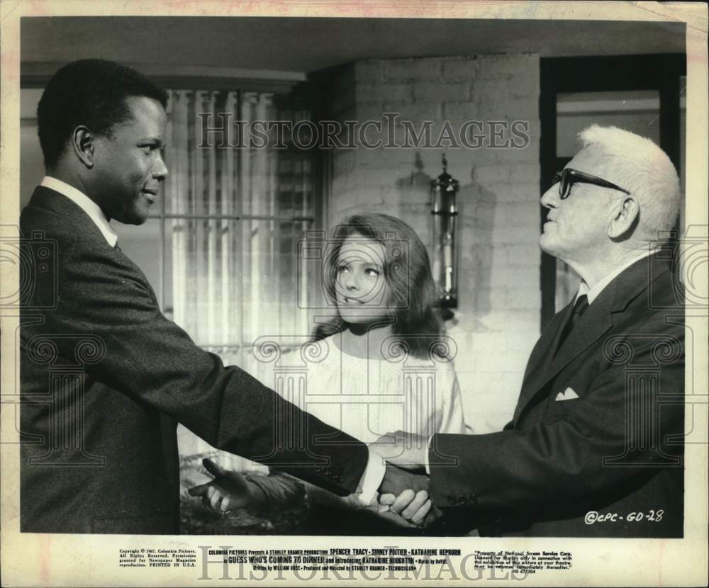 1967 Sidney Poitier in scene from &quot;Guess Who&#39;s Coming to Dinner&quot;-Historic Images