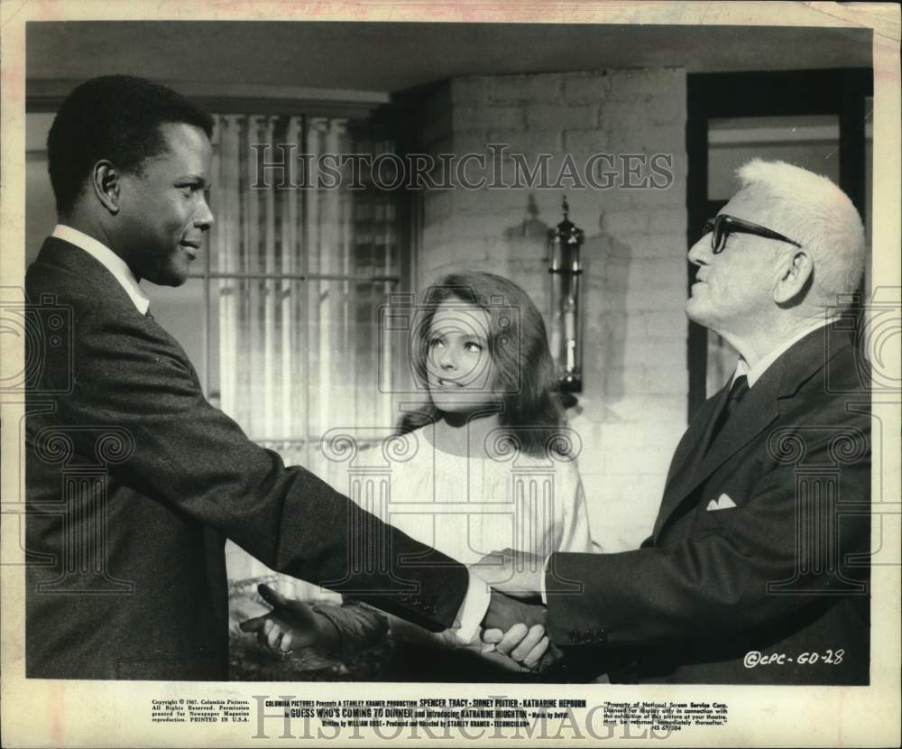 1967 Sidney Poitier in scene from "Guess Who's Coming to Dinner"-Historic Images