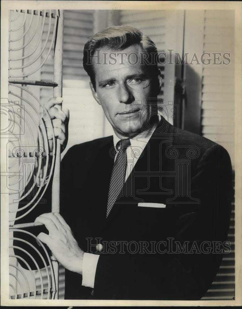 1959 Press Photo Actor Philip Carey - tup17420 - Historic Images