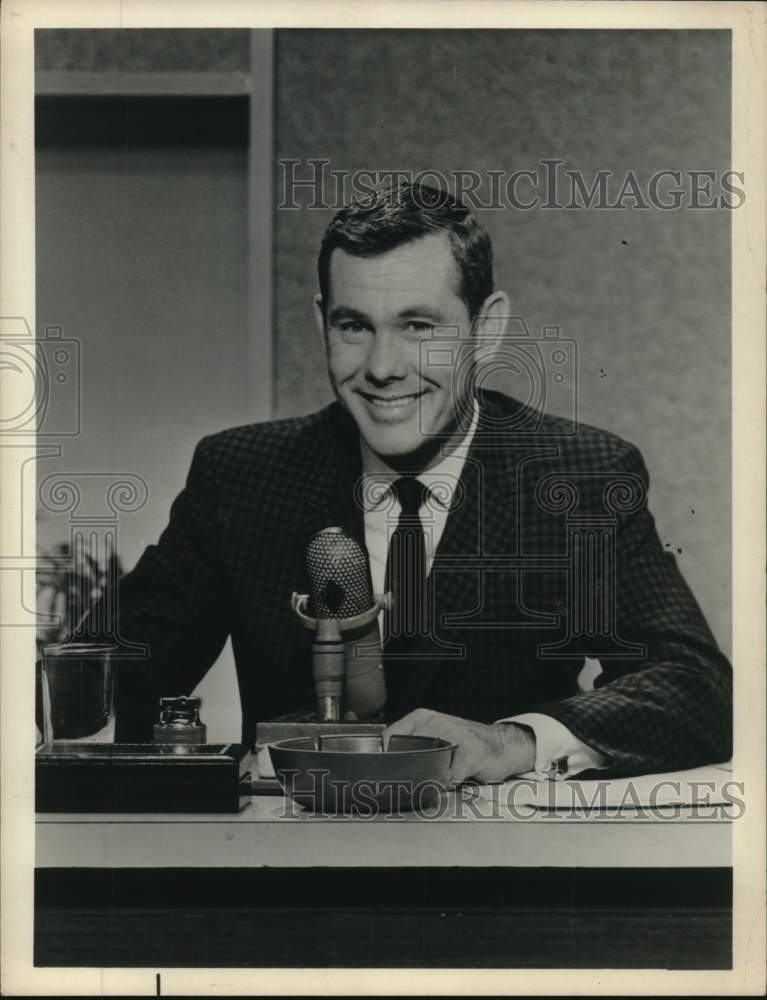 1966 Press Photo Johnny Carson, host of The Tonight Show Starring Johnny Carson- Historic Images