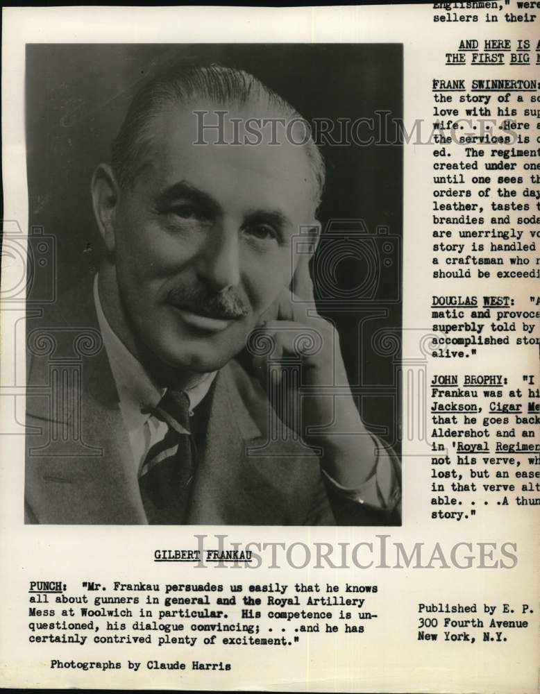 1938 Press Photo Author Gilbert Frankau - tup20751 - Historic Images