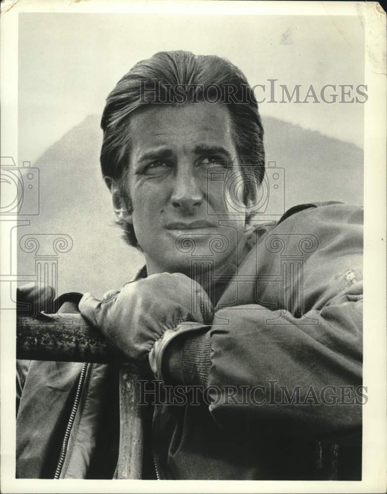 1973 Press Photo Actor George Hamilton Stars as &quot;Evel Knievel&quot; in an ABC Movie- Historic Images