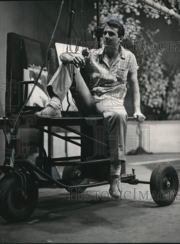 1956 Press Photo George Vosburgh, TV Dancer - tup26010- Historic Images