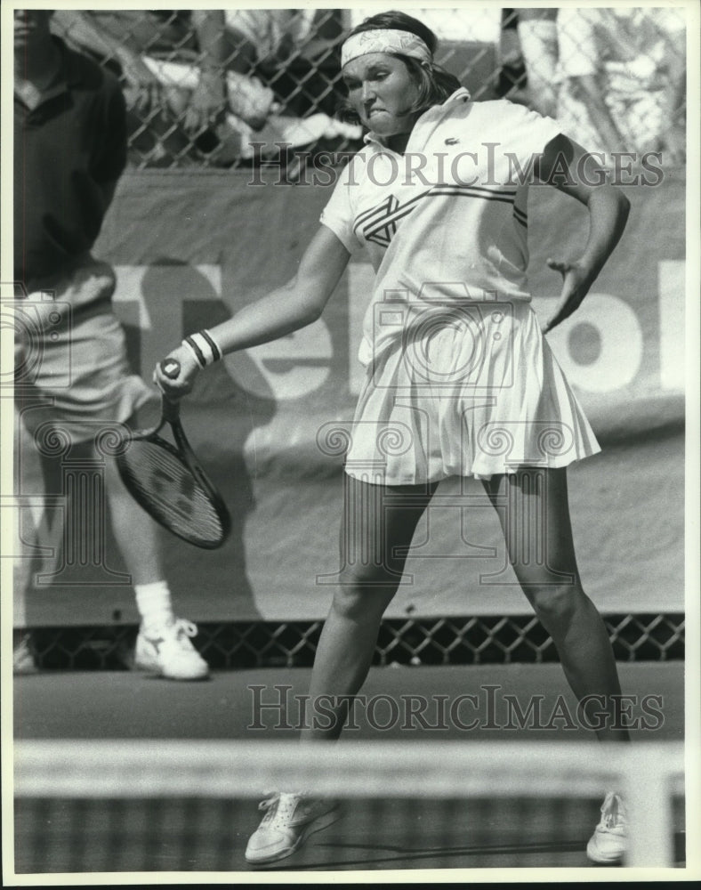 1991 Press Photo Alexia DeChaume, Women's Finals, OTB Open, Schenectady, NY - Historic Images