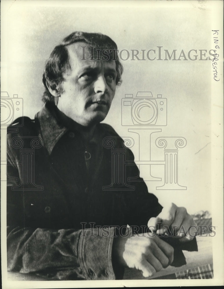 1980 Press Photo Bie A, trainer for race horses Preston and King - tus00397- Historic Images