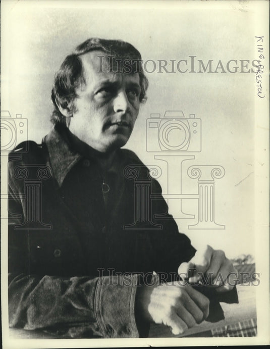 1980 Press Photo Bie A, trainer for race horses Preston and King - tus00397- Historic Images