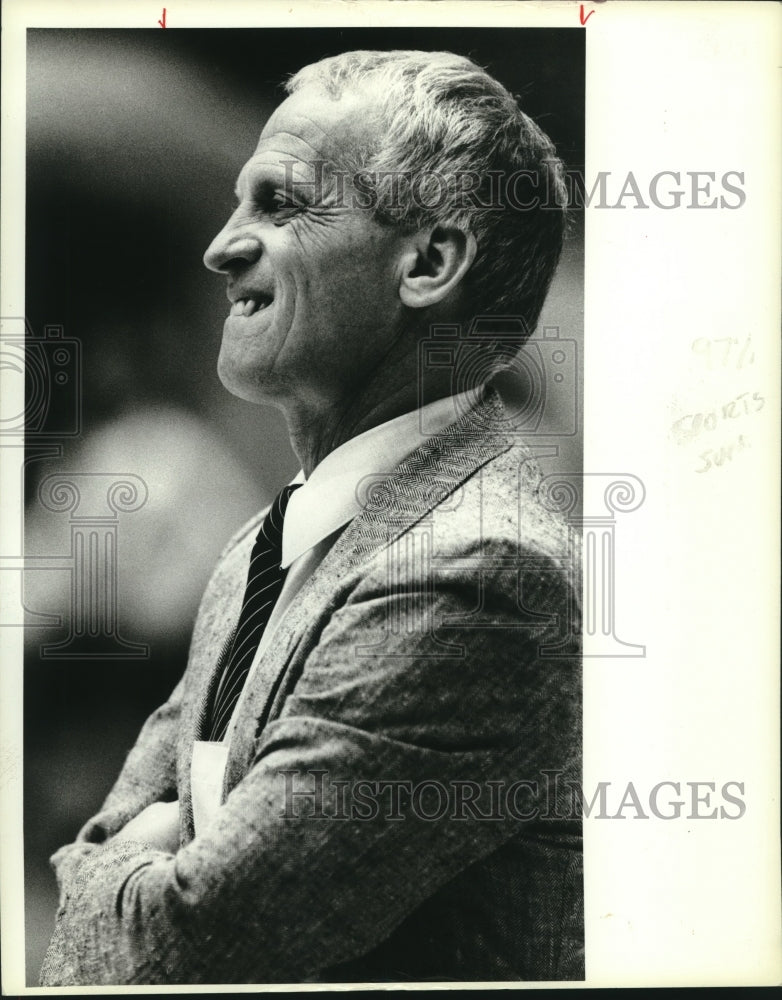 Press Photo Bill Musselman, Head Coach, Tampa Bay Thrillers, CBA - tus00465 - Historic Images