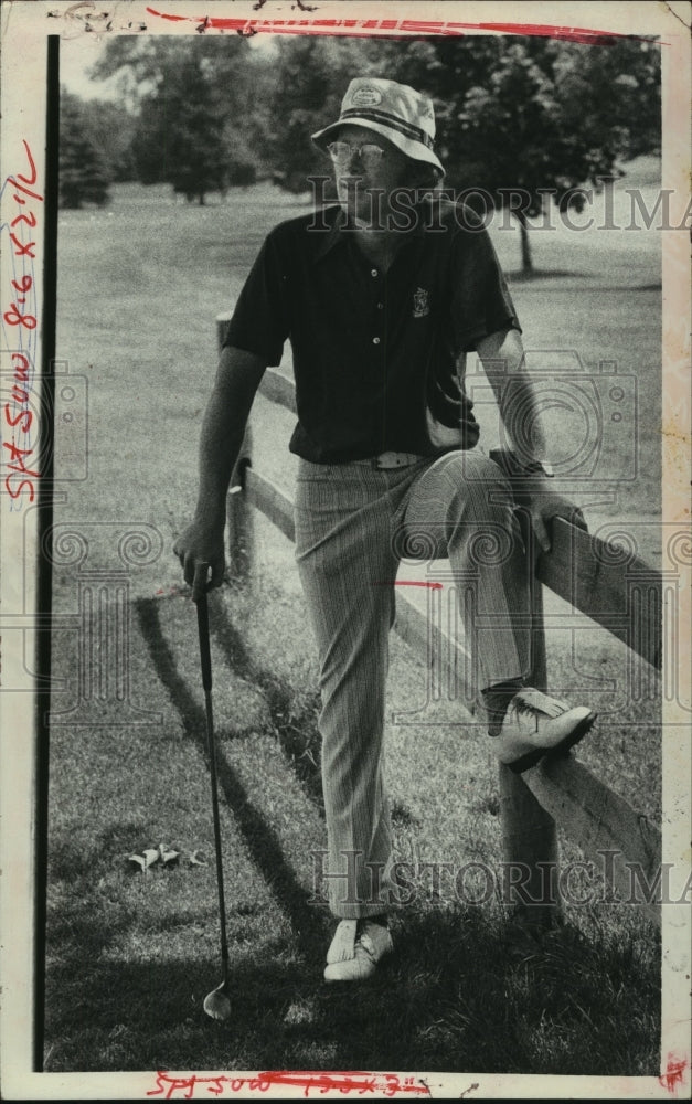 Press Photo State Championship golf qualifying medalist Charles Murphy Jr.- Historic Images