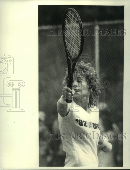 Tennis player Janet Newberry, the