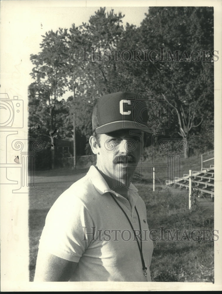 Press Photo CCHS Football Coach Jerry Spicer - tus03234 - Historic Images