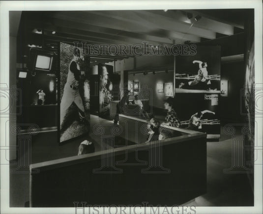 Press Photo The Great Moments Room at the Baseball Hall of Fame, Cooperstown, NY - Historic Images