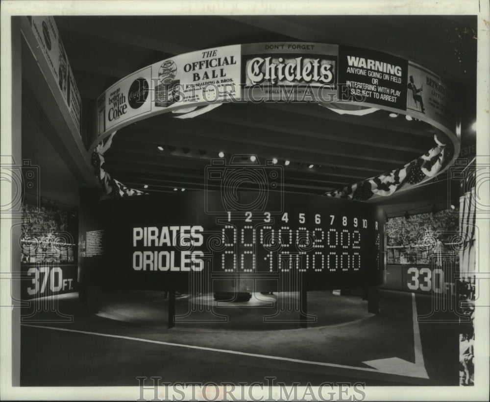 Press Photo Interior photo at the Baseball Hall of Fame, Cooperstown, NY- Historic Images