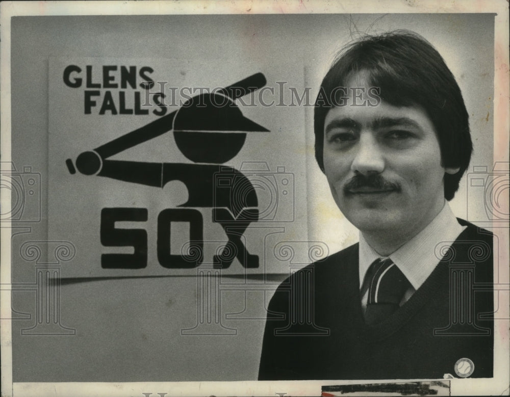 1980 Press Photo Ben Bernard is new general manager of Glens Falls Sox baseball - Historic Images