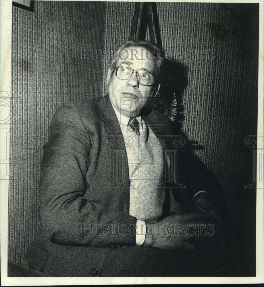 Press Photo Reverend J. Berhard Fell, New York - tus04065- Historic Images