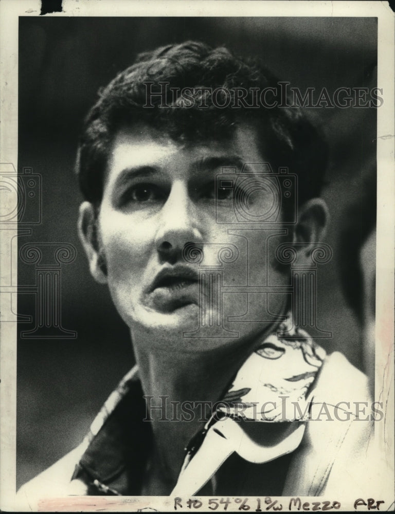 1978 Press Photo Dave Bleau, basketball coach, Mont Pleasant High School, New Yo- Historic Images