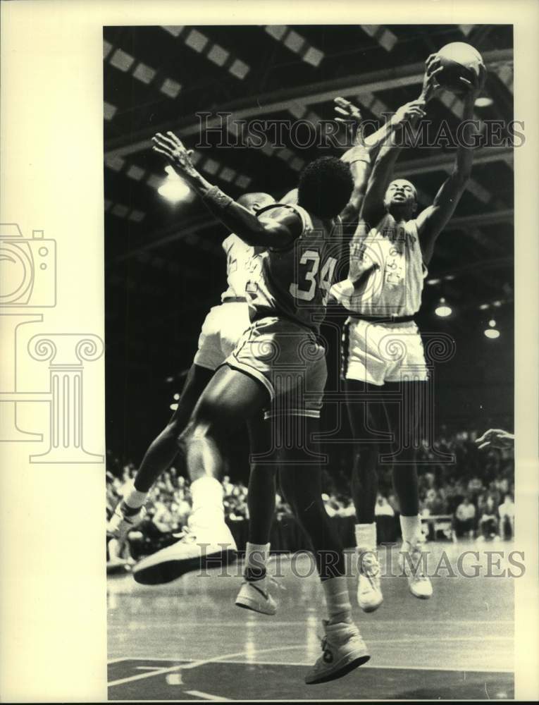 Albany Patroons vs. Florida Stingers basketball, New York - Historic Images