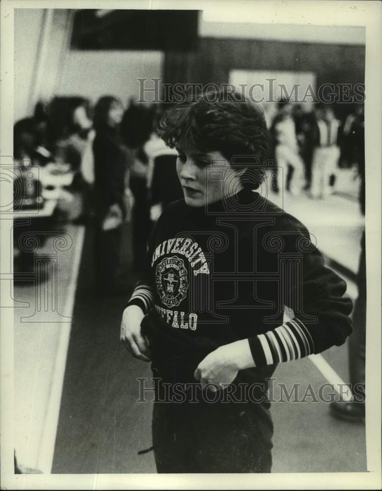 1982 Press Photo Taconic Hills student athlete Pinky Kammerer in New York- Historic Images