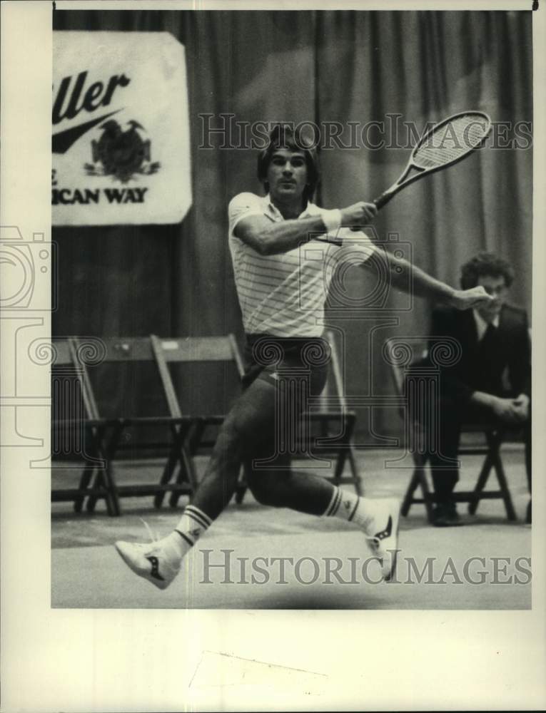 Press Photo Tennis Player John Kriek in action - tus04713- Historic Images