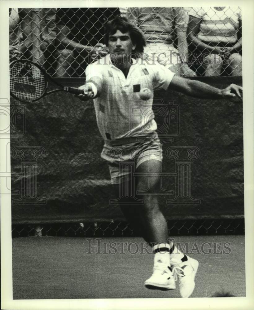 1988 Press Photo OTB Open Tennis Tournament action, Schenectady, New York- Historic Images