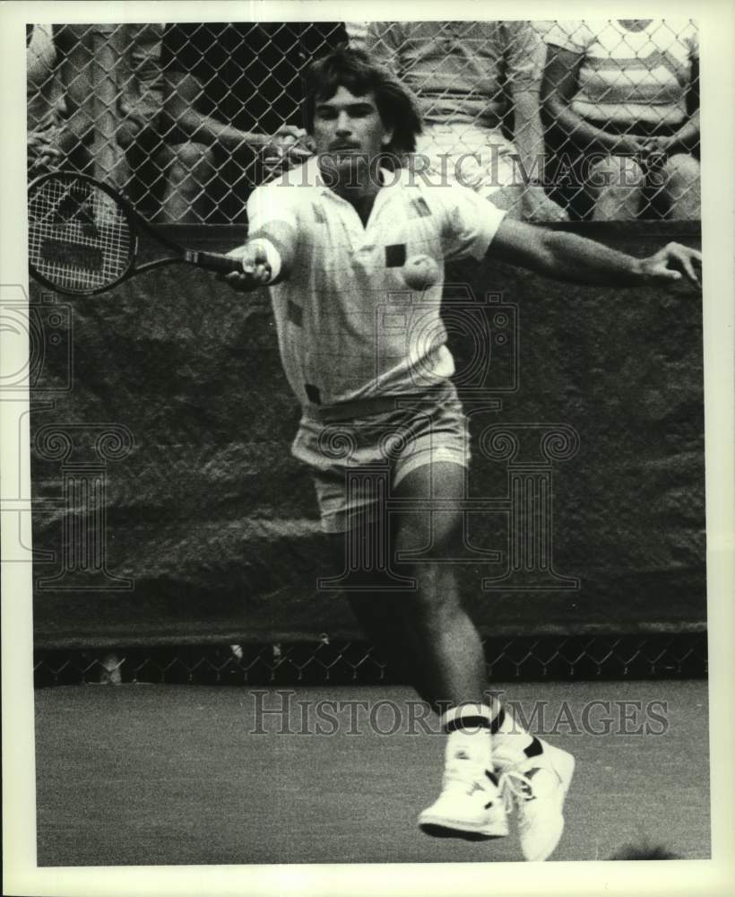 1988 Press Photo OTB Open Tennis Tournament action, Schenectady, New York- Historic Images