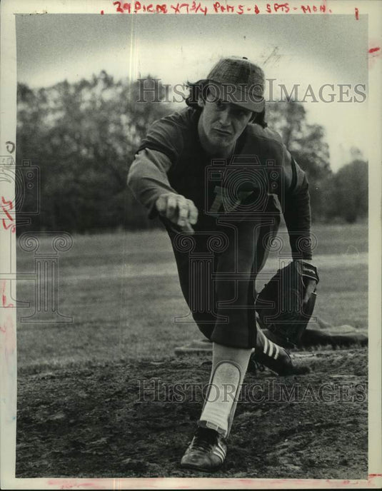 Press Photo Niskayuna, New York baseball pitcher Mike Morrissey - tus04731 - Historic Images