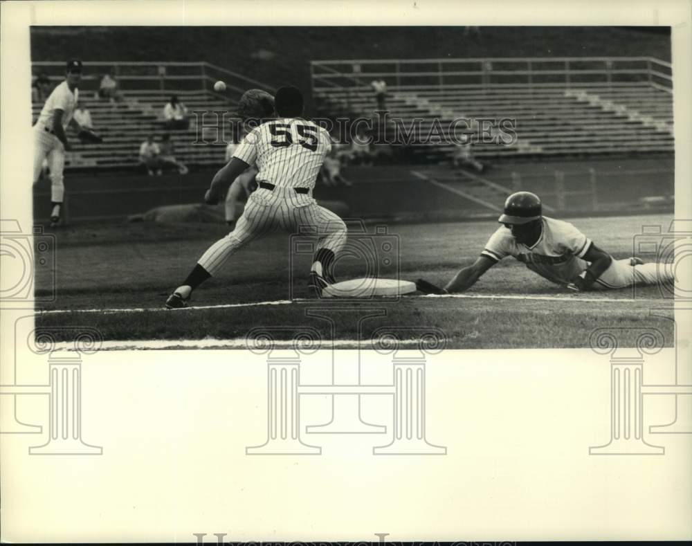 1988 Press Photo Albany-Colonie Yankees baseball, Heritage Park, Colonie, NY - Historic Images