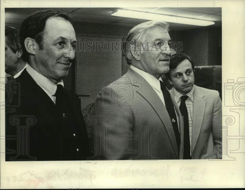 Mr. Steuerwald, Mr. Stautner and Mr. Ford all in suits - Historic Images